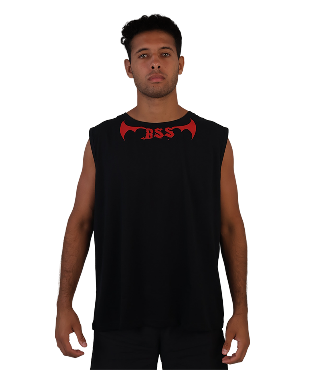 D edition Sleeveless black T-shirt