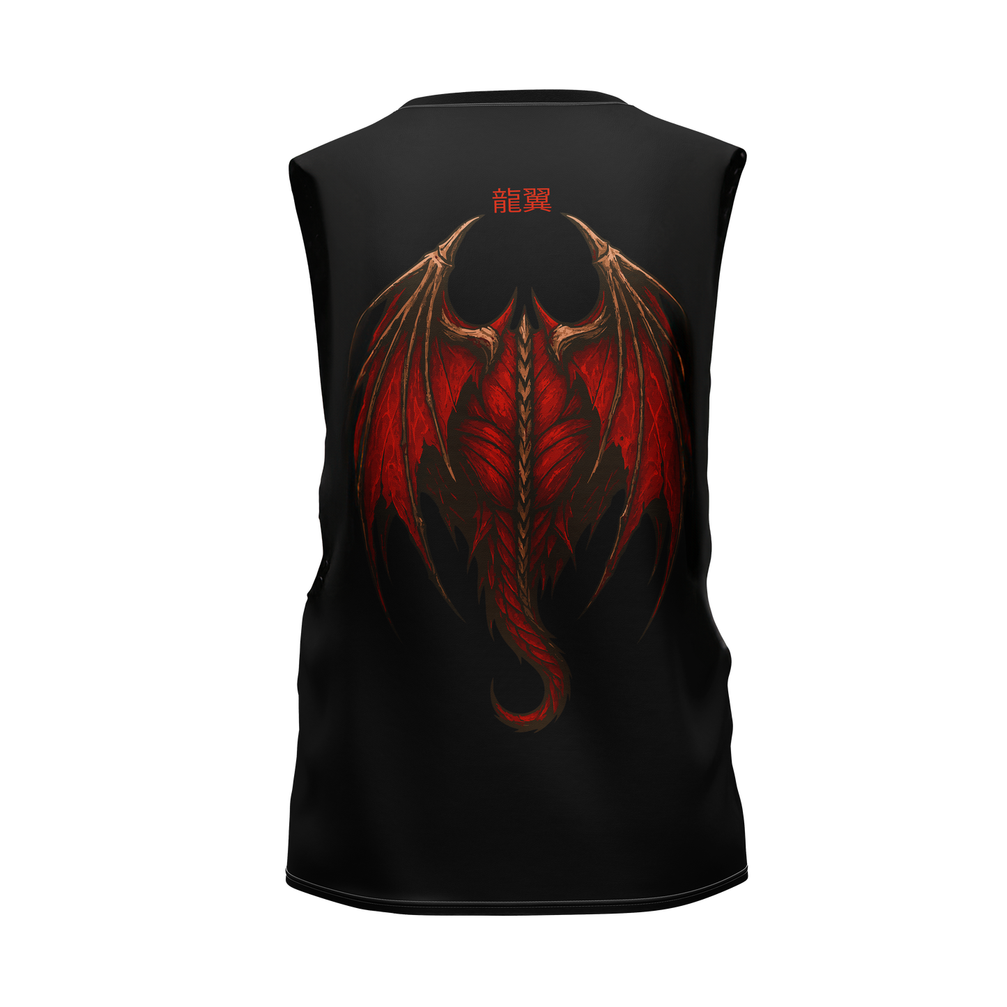 D edition Sleeveless black T-shirt