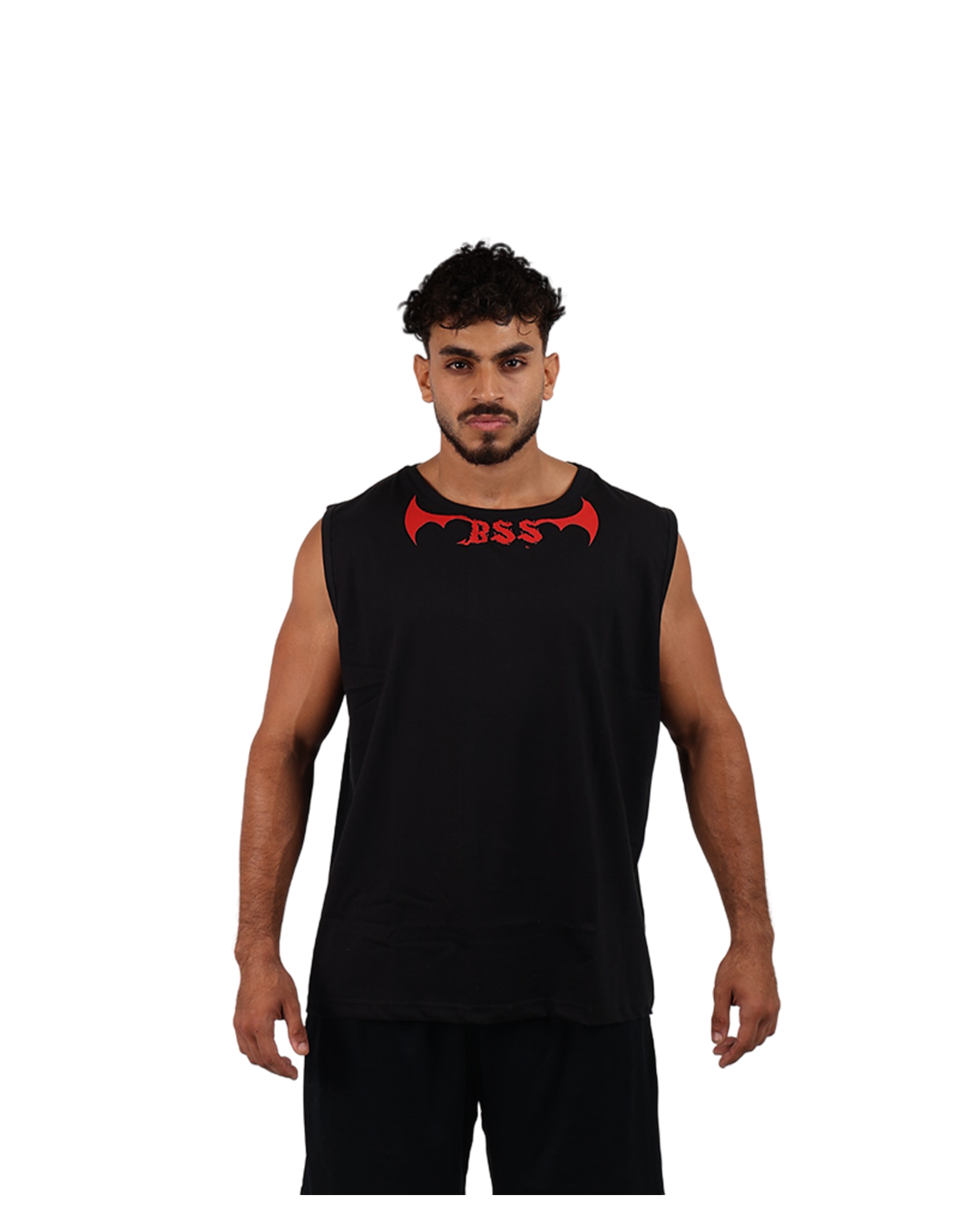 D edition Sleeveless black T-shirt